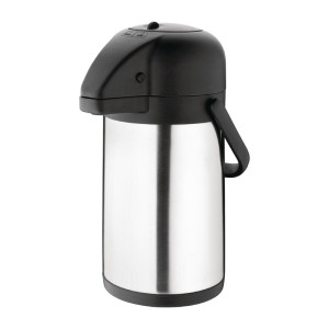 Pichet À Pompe Double Paroi En Inox - 1,9 L