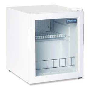 Vitrine Réfrigérée Positive de Comptoir Blanche Série C - 46 L