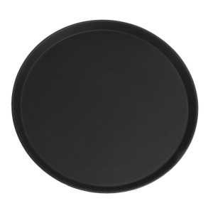 Plateau De Service Rond Fibre De Verre Antidérapant Camtread Noir Ø 405Mm