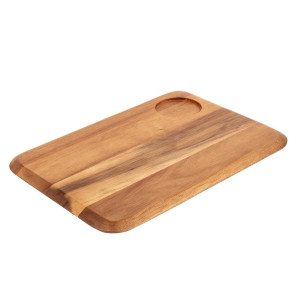 Planche De Présentation Arrondie En Acacia