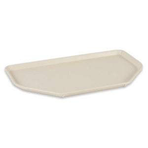 Plateau De Service En Polyester Trapèze 500X325Mm Beige
