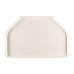 Plateau De Service En Polyester Trapèze 500X325Mm Gris
