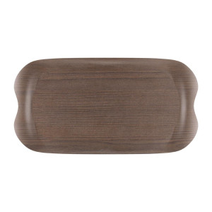 Plateau De Service Wave 43X23Cm Palissandre Veiné