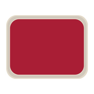 Plateau De Service En Polyester Standard 470X360Mm Rouge