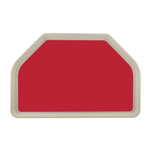 Plateau De Service En Polyester Trapèze Gn 500X325Mm Rouge