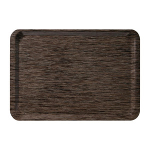 Plateau De Service En Mélamine Euronorme 530X370Mm Wengé