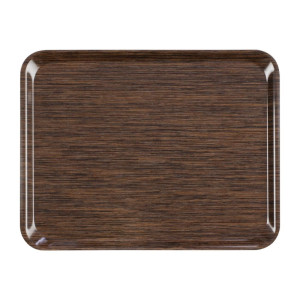Plateau De Service En Mélamine Self 46X36Cm Wengé