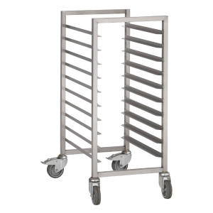 Chariot À Glissières en Inox 10 Niveaux - 600 x 400 mm