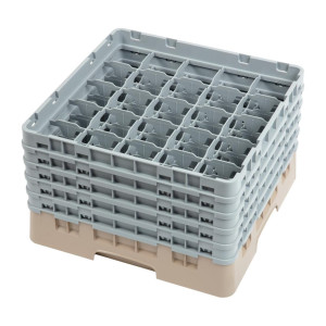 Casier À Verres 25 Compartiments Camrack Beige - 500 x 500 mm
