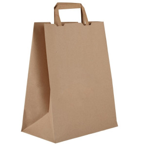 Grands Sacs Compostables en Papier Recyclé - P 250 mm - Lot de 250