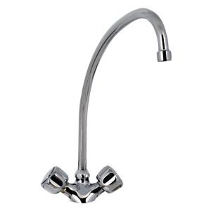 Robinet Mélangeur Monotrou Standard 2 Robinets Col-L 200mm
