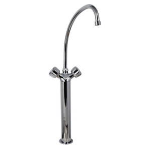 Robinet Mélangeur Monotrou Modèle Lourd 3/4" Avec 2 Robinets Sur Colonne - L 300 mm