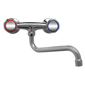 Robinet Mélangeur Bitrou Standard Fixation Murale Col Bas- L 300mm