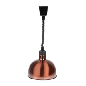Lampe Chauffante Dôme Rétractable en Acier - Cuivre