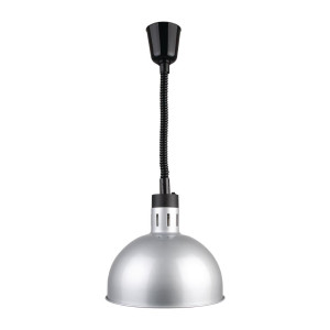 Lampe Chauffante Dôme Rétractable Métal Brossé