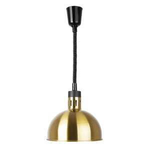Lampe Chauffante Dôme Rétractable - Doré