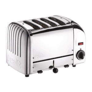 Grille-Pain 4 Tranches en Inox - 130 Tranches/h