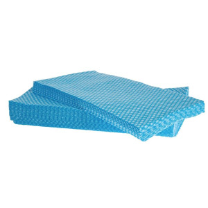 Chiffons Solonet Bleus - Lot de 50