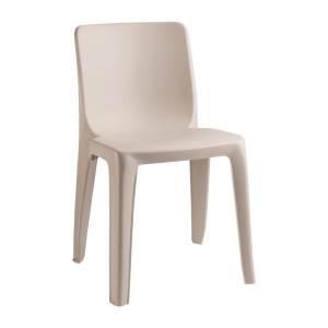 Chaise Empilable D'Extérieur / Intérieur - Beige