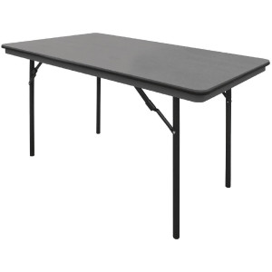 Table Rectangulaire Pliante Grise En Abs - 1220Mm