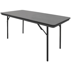 Table Rectangulaire Pliante Grise En Abs - 1520Mm