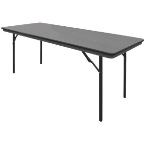 Table Rectangulaire Pliante Grise En Abs - 1830Mm