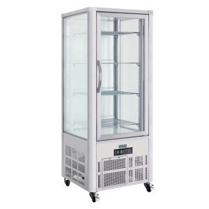 Vitrine À Pâtisserie En Inox 1 Porte Vitrée Série G - 400L