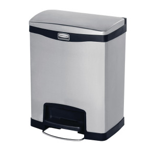Poubelle À Pédale Frontale Inox Slim Jim - 30L