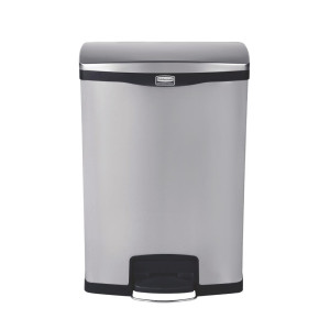 Poubelle À Pédale Frontale en Inox Slim Jim - 90L