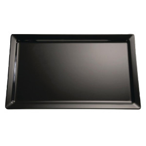 Plateau En Mélamine Pure Noir Gn1/2