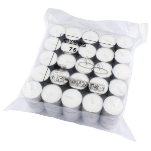 Bougies Chauffe-Plat 8 Heures - Lot de 75