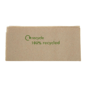Serviettes 1 Pli en Papier Recyclé 320 x 300mm- Lot de 6000