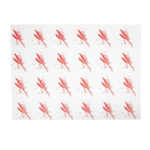 Emballages Burgers Rouges - Lot de 1000