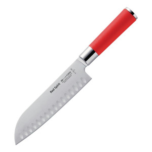 Couteau Santoku Alvéolé Red Spirit - 180mm