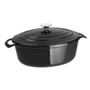 Cocotte Ovale Noire - 5L
