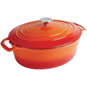 Cocotte Ovale Orange - 5L