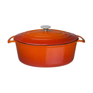 Grande Cocotte Ovale Orange - 6L