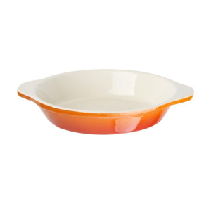 Plat À Gratin Rond Orange - 400ml