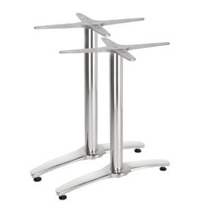 Pied de Table Double en Aluminium - Lot De 2