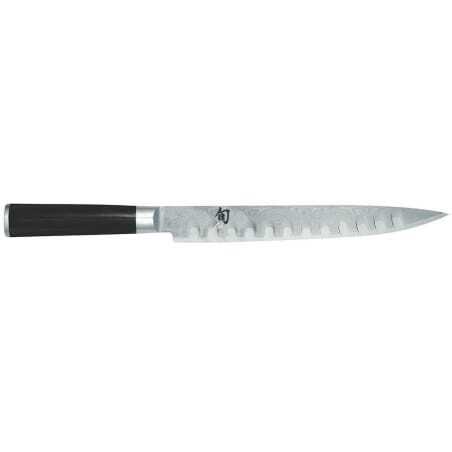 Couteau à Jambon Damas Shun Lame Alvéolée 23 cm KAI - 1 Couteau à Jambon Damas Shun Lame Alvéolée 23 cm KAI - 1