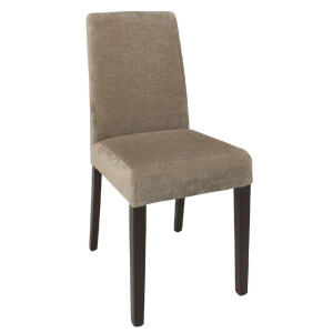 Chaises Beige Avec Assise En Tissu