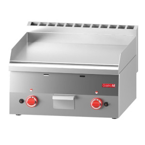 Plancha Gaz Plaque Lisse - P 600 mm