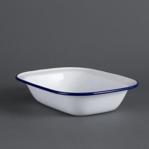 Plat De Service Acier Émaillé 280X190X55Mm - Lot De 6