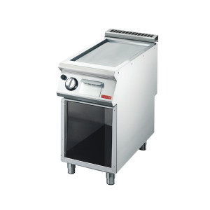 Plancha Gaz Plaque Lisse - P 700 mm