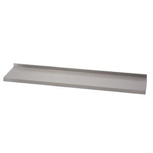 Etagère Murale en Inox Sans Supports - L 1000 x P 400 mm
