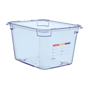 Boîte Hermétique Bleue Abs - GN 1/2 200 mm