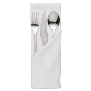 Serviettes Blanches En Coton 450 X 450Mm - Lot De 10