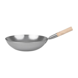 Wok en Acier Doux  - 35,6 cm