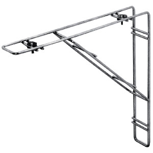 Fixations pour Grille De Rangement en Inox Pour Assiettes - Lot De 2