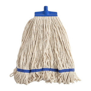 Tête De Balai Serpillère avec Bande De Maintien Bleue